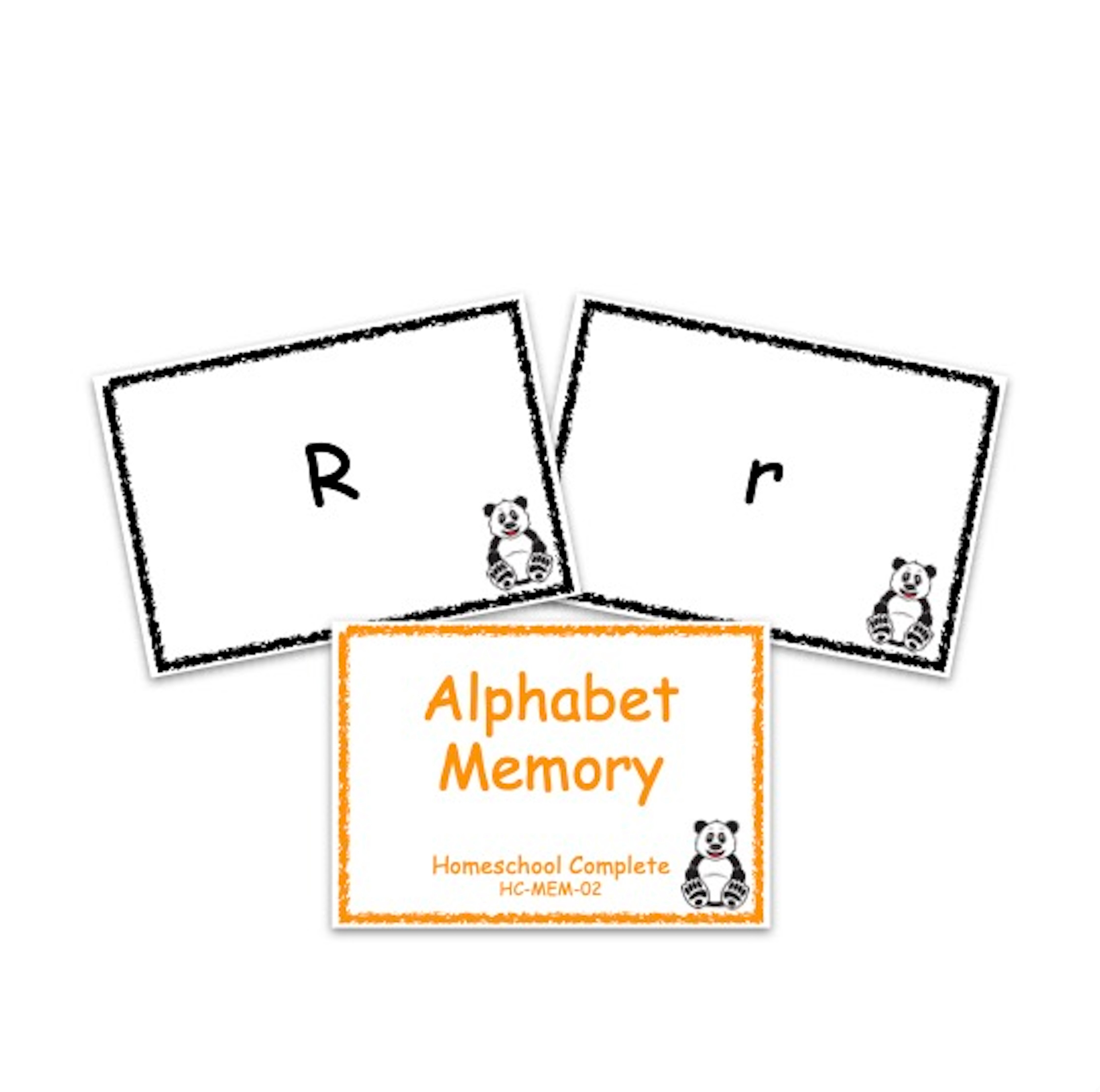 Homeschool Complete All-Inclusive Curriculum Alphabet Memory Game