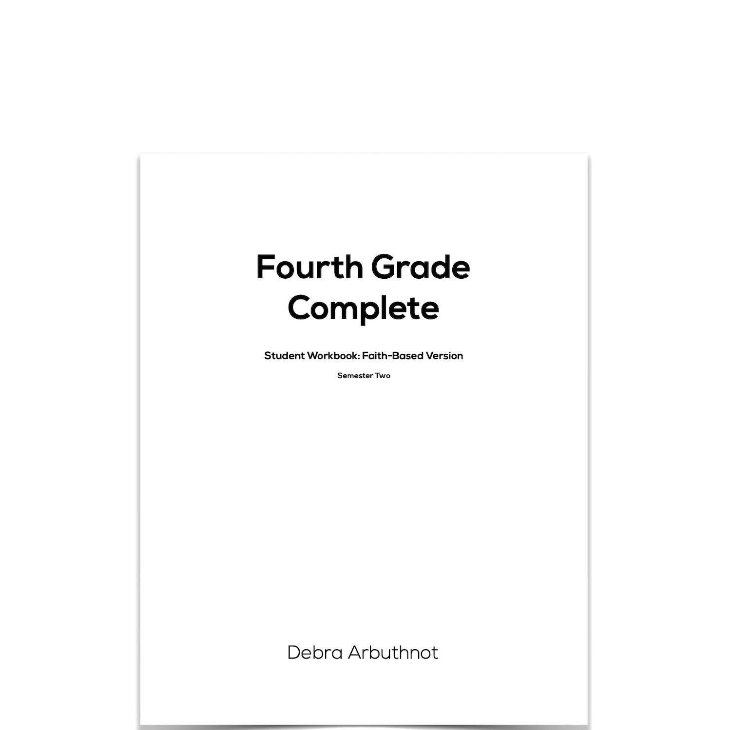 Fourth Grade Workbook for Semester Two | Additional Refill Pages ...