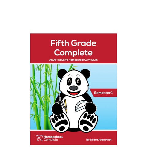 Fifth Grade Complete Teacher's Manual & Workbook Semester One: Download (Secular)