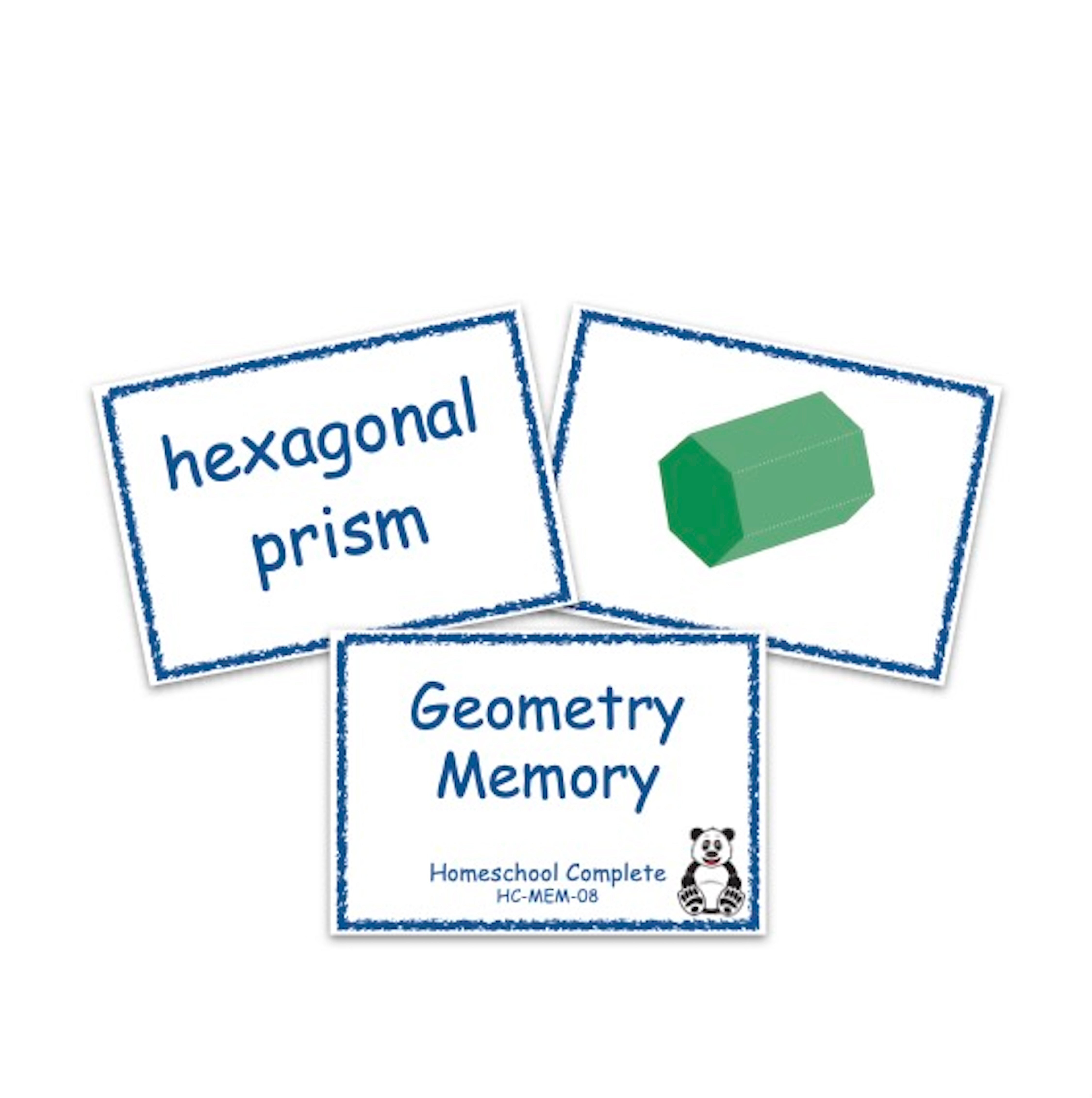 Homeschool Complete All-Inclusive Curriculum Geometry Memory Game