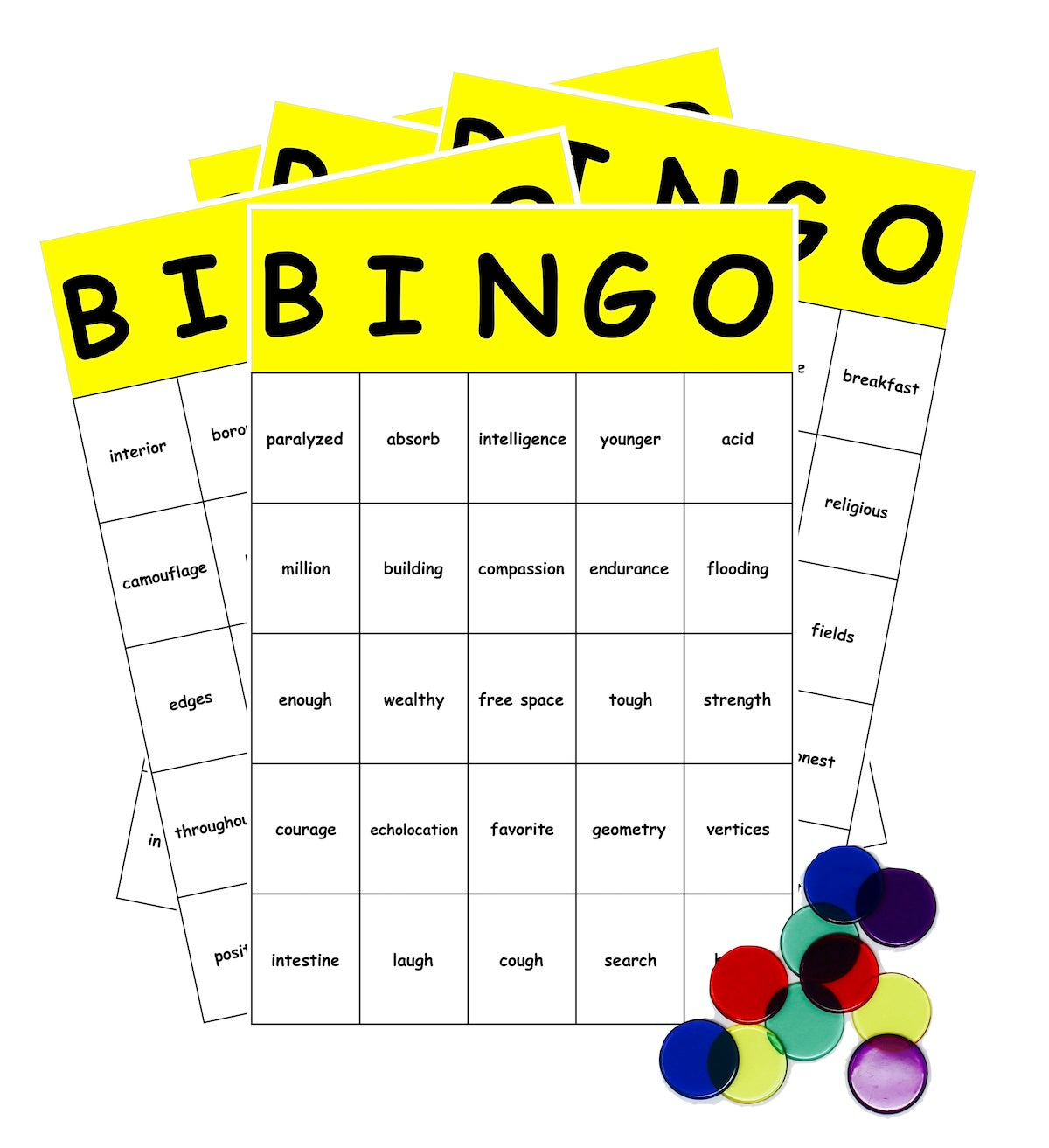 Sight Words Bingo Game