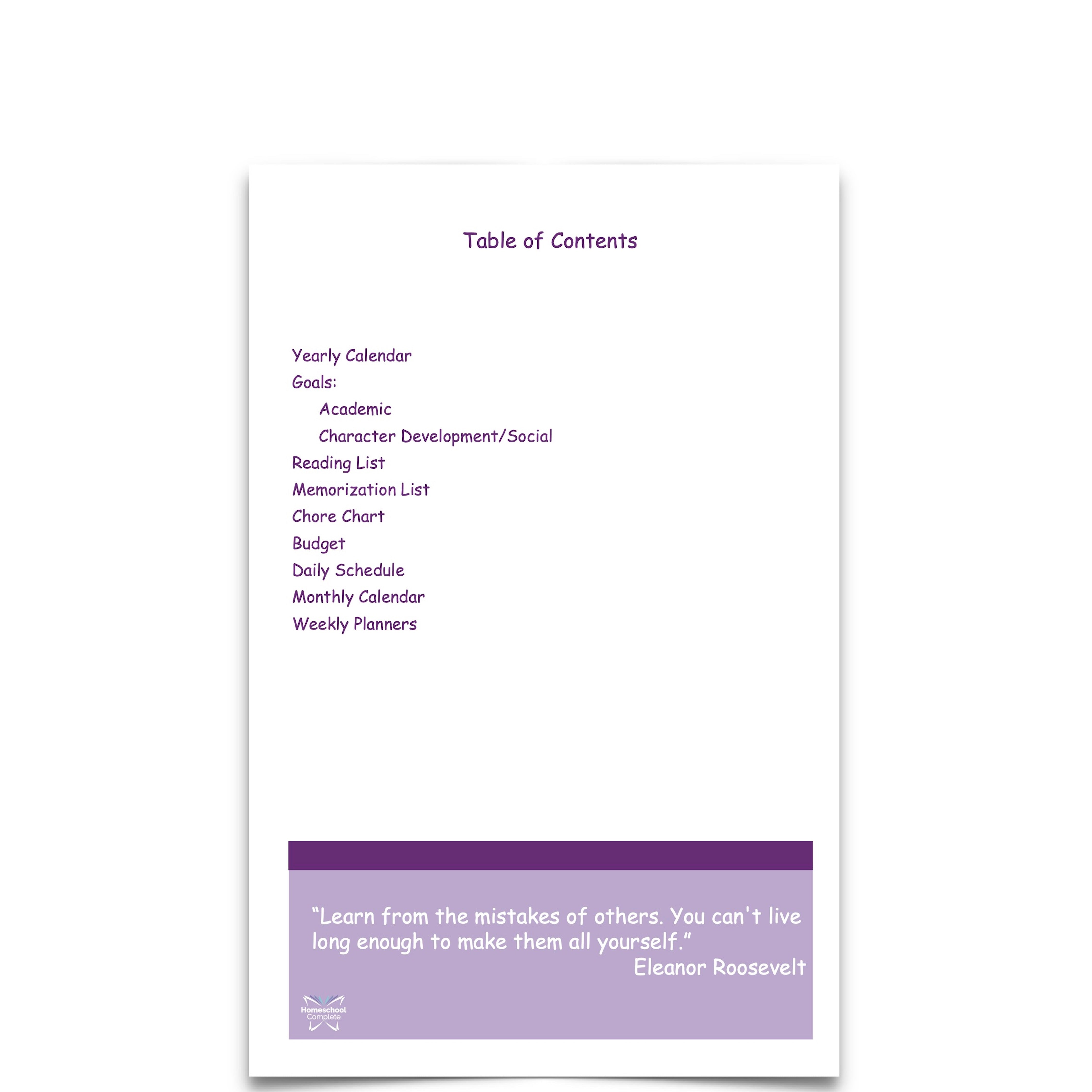 The Complete Planner for Students