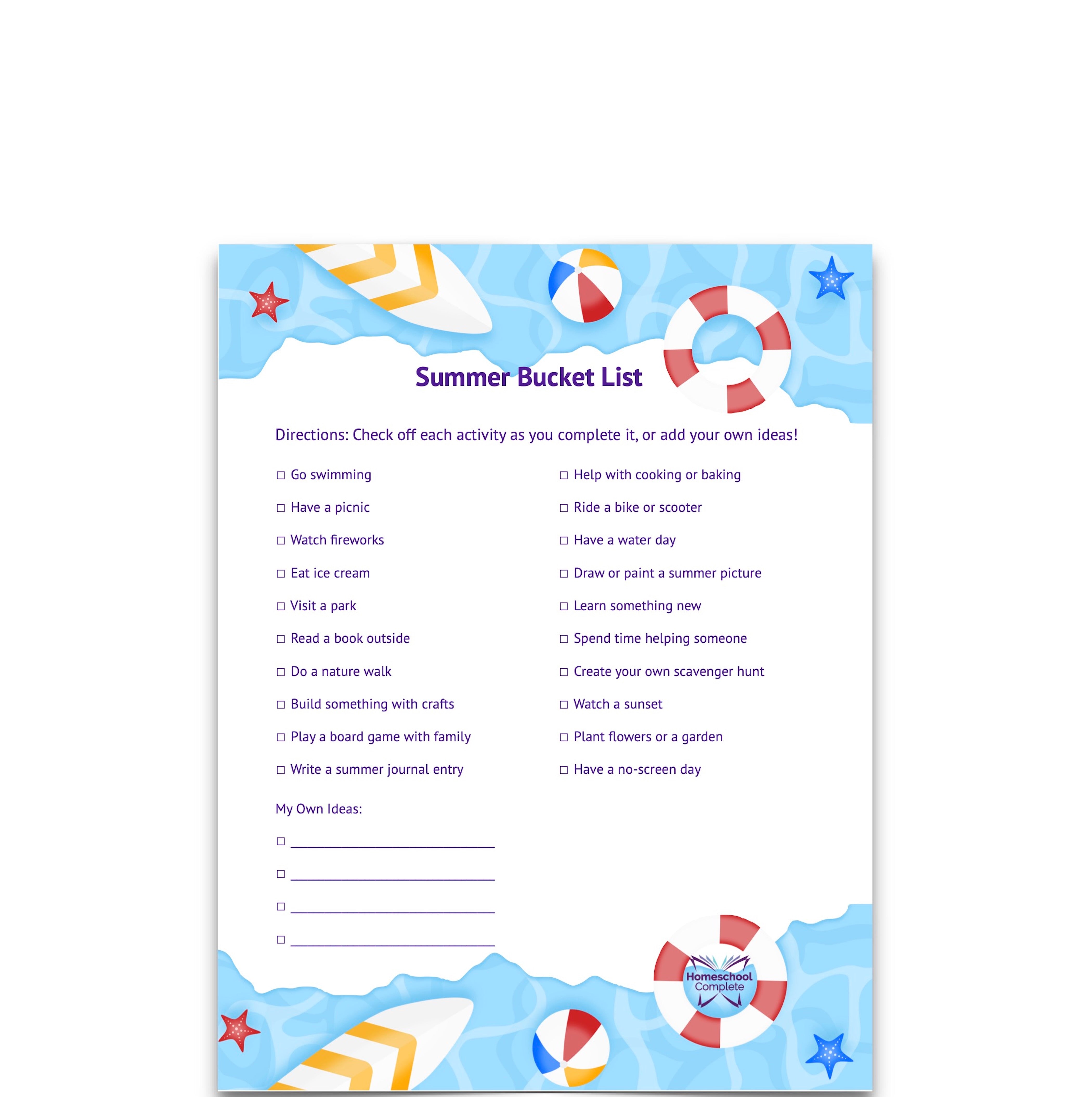 Summer Craft Kit
